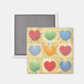 Hintergrund Magnet (Vorderseite/Rückseite)