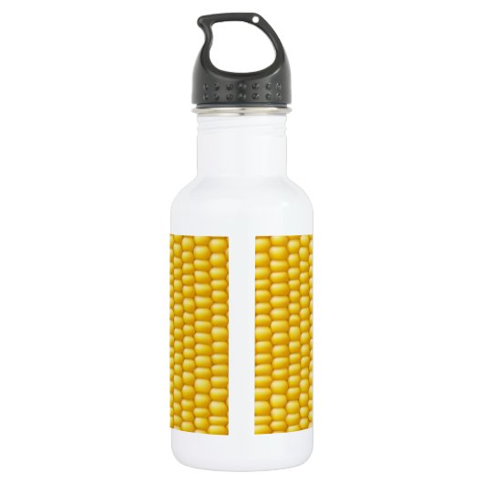 Hintergrund Maiskolben Edelstahlflasche (Rückseite)