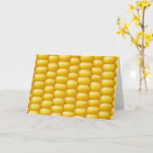 Hintergrund Maiskolben Karte (Gelbe Blume)