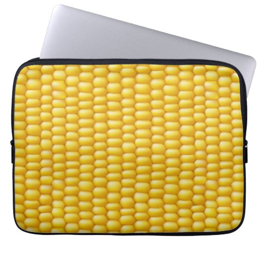 Hintergrund Maiskolben Laptopschutzhülle (Vorderseite)