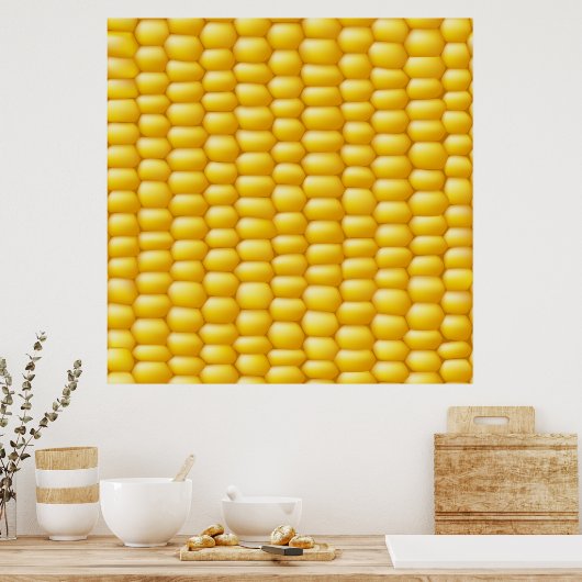 Hintergrund Maiskolben Poster (Küche)