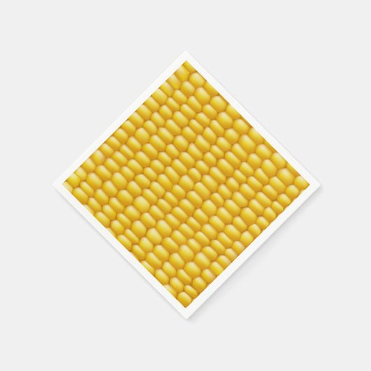 Hintergrund Maiskolben Serviette (Ecke)