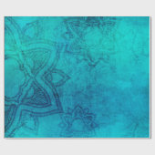 Hintergrund Mandala Grunge Textur Geschenkpapier (Flach)