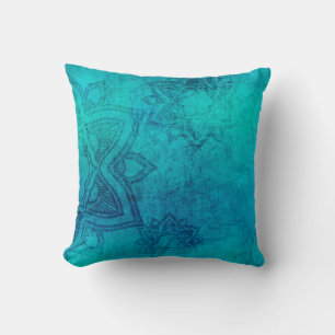 Hintergrund-Mandala-Grunge-Textur Kissen