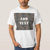 Hintergrund militärischer digitaler Wälder T-Shirt (Vorderseite)