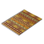 Hintergrund mit afrikanischen ethnischen Motiven Notizblock (Linke Seite)