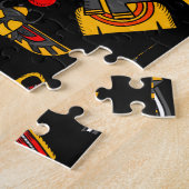 Hintergrund mit altägyptischem Hieroglyphenmuster Puzzle (Seite)