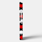 Hintergrund mit Anzügen Case-Mate iPhone Hülle (Rückseite / Links)