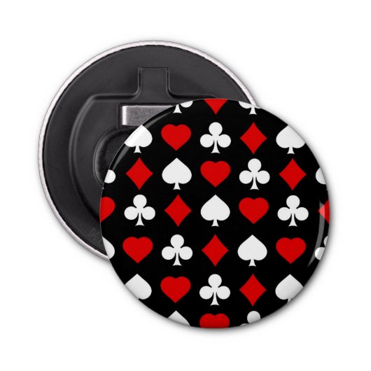 Hintergrund mit Anzügen Flaschenöffner (Vorderseite)