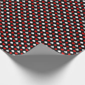 Hintergrund mit Anzügen Geschenkpapier (Ecke)