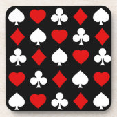 Hintergrund mit Anzügen Getränkeuntersetzer (Vorderseite)