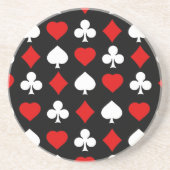 Hintergrund mit Anzügen Getränkeuntersetzer (Vorne)