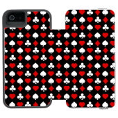 Hintergrund mit Anzügen Incipio iPhone Geldbeutel-Hülle (Folio Geöffnet)