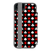 Hintergrund mit Anzügen Incipio iPhone Geldbeutel-Hülle (Folio Rückseite)