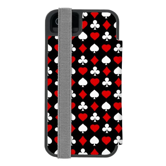 Hintergrund mit Anzügen Incipio iPhone Geldbeutel-Hülle (Folio Rückseite)