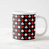 Hintergrund mit Anzügen Jumbo-Tasse (Rechts)