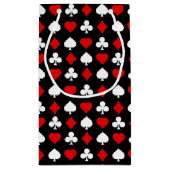 Hintergrund mit Anzügen Kleine Geschenktüte (Rückseite)