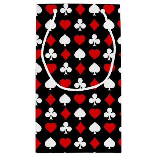 Hintergrund mit Anzügen Kleine Geschenktüte (Rückseite)