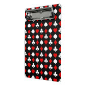 Hintergrund mit Anzügen Mini Klemmbrett (Gewinkelt2)