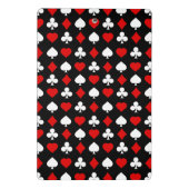 Hintergrund mit Anzügen Mini Klemmbrett (Rückseite)