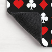 Hintergrund mit Anzügen Mousepad (Ecke)