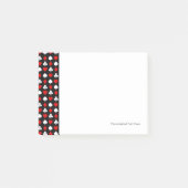 Hintergrund mit Anzügen Post-it Klebezettel (Vorderseite)