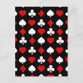 Hintergrund mit Anzügen Postkarte (Vorderseite)