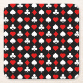 Hintergrund mit Anzügen Rechteckiger Pappuntersetzer (Vorderseite)