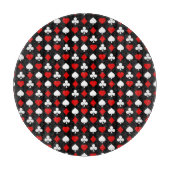 Hintergrund mit Anzügen Schneidebrett (Vorderseite)