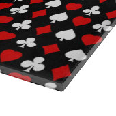 Hintergrund mit Anzügen Schneidebrett (Ecke)