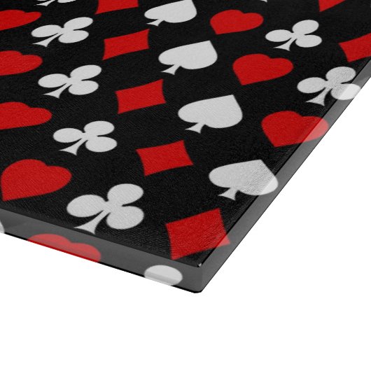 Hintergrund mit Anzügen Schneidebrett (Ecke)