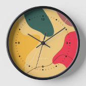 Hintergrund mit Bio Formen Uhr (Vorderseite)