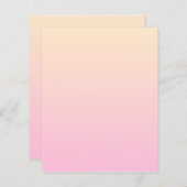 Hintergrund mit blassrosa und gelbem Verlauf (Vorne/Hinten)