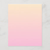 Hintergrund mit blassrosa und gelbem Verlauf (Rückseite)