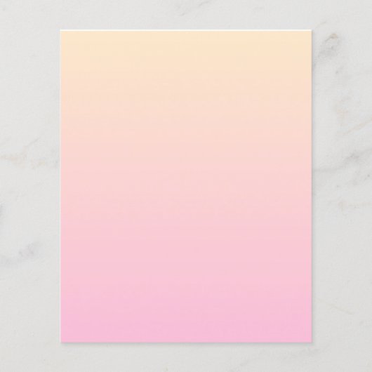 Hintergrund mit blassrosa und gelbem Verlauf (Rückseite)
