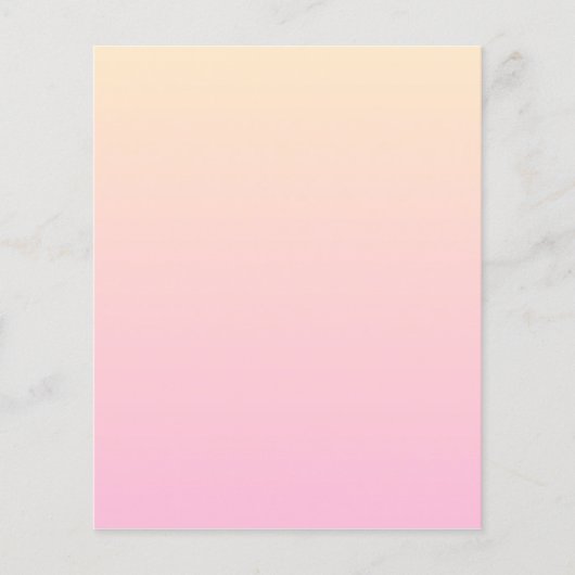 Hintergrund mit blassrosa und gelbem Verlauf (Vorderseite)