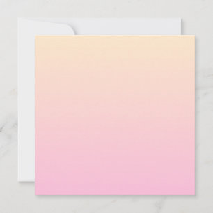 Hintergrund mit blassrosa und gelbem Verlauf Dankeskarte