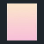 Hintergrund mit blassrosa und gelbem Verlauf Flyer<br><div class="desc">Blassrosa und gelber Farbverlauf.</div>