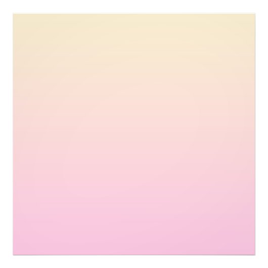 Hintergrund mit blassrosa und gelbem Verlauf Fotodruck (Vorne)