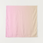 Hintergrund mit blassrosa und gelbem Verlauf Wandteppich (Vorderseite (Horizontal))