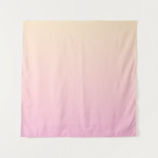 Hintergrund mit blassrosa und gelbem Verlauf Wandteppich