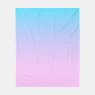 Hintergrund mit blauem und rosa Farbverlauf Fleecedecke