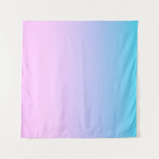 Hintergrund mit blauem und rosa Farbverlauf Wandteppich (Vorderseite (Horizontal))