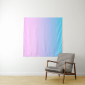 Hintergrund mit blauem und rosa Farbverlauf Wandteppich (Beispiel (Horizontal))