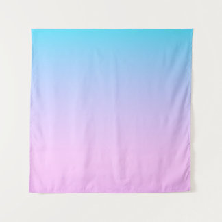 Hintergrund mit blauem und rosa Farbverlauf Wandteppich