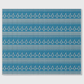 Hintergrund mit blauer Zunge Geschenkpapier (Flach)