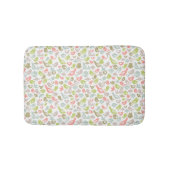 Hintergrund mit bunter Vogelverzierung Badematte (Vorderseite)