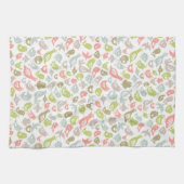 Hintergrund mit bunter Vogelverzierung Handtuch (Horizontal)