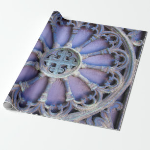Hintergrund mit dekorativem Fragment (alte Türen) Geschenkpapier