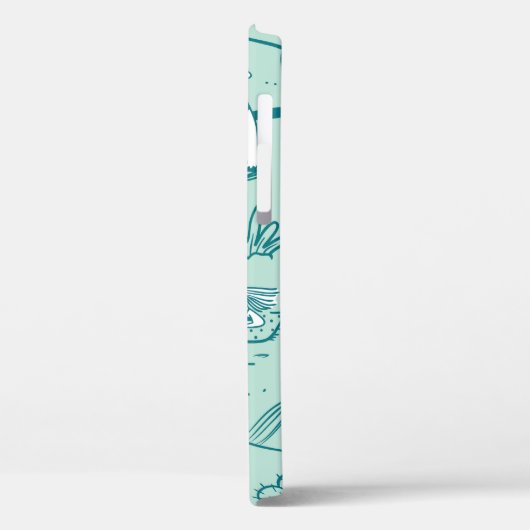 Hintergrund mit den sommerlichen Strandmädchen. Na Case-Mate iPhone Hülle (Rückseite / Links)